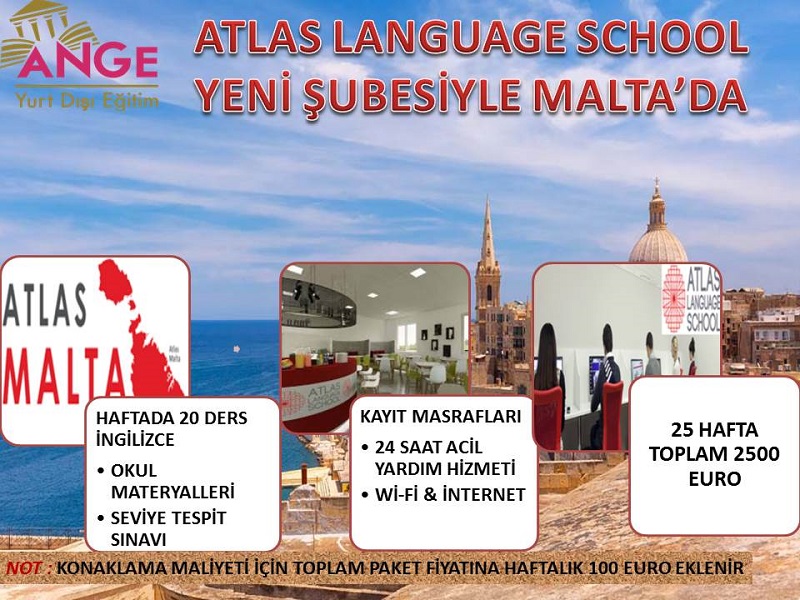 ATLAS LANGUAGE SCHOOL YENİ ŞUBESİNİ İNDİRİMLE AÇTI !!